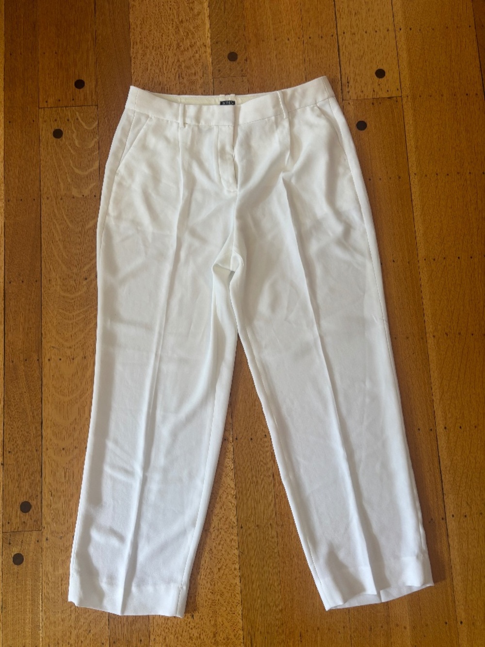 J Crew White Trouser Pants NWT